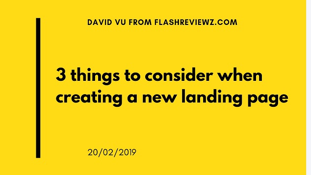 landing page tips